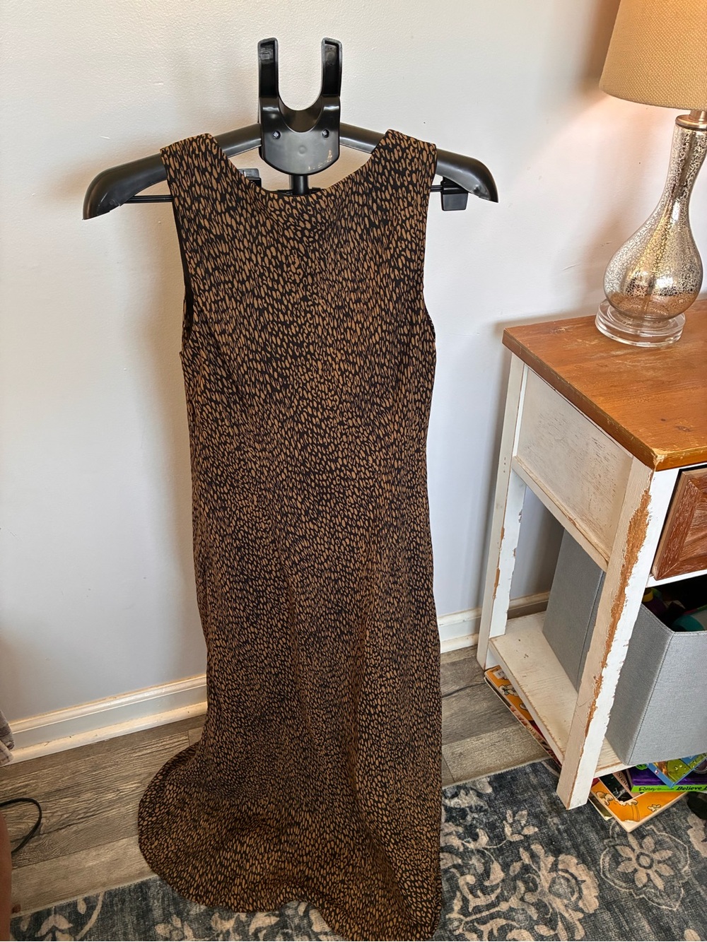 Studio I Brown & Black Patterned Maxi Dress - Picture 2 of 3